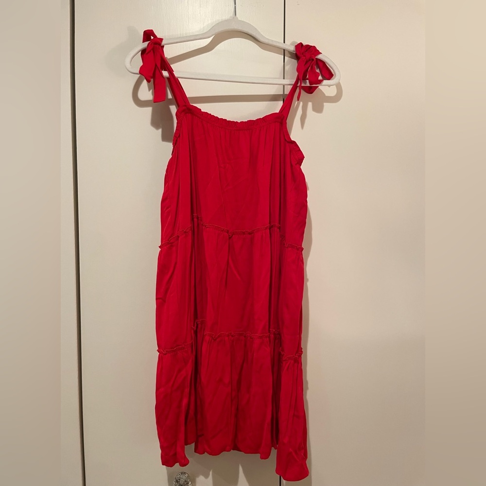 Impeccable Pig red summer dress.